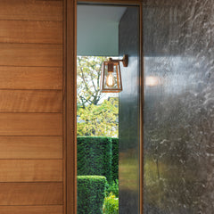 Calvi Wall Light, Black, E27, IP44