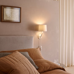 Arbor Reading Wall Light, White, Plug In, E14, IP20