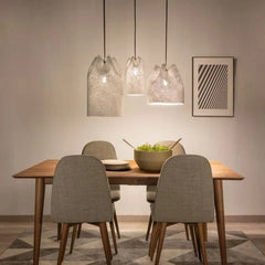 Agasallo Pendant, Wide, 32 cm ø, Steel Mesh, E27, Triac Dim, IP20