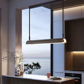 Aluet Linear Pendant, 100 cm, Ash Wood, Indirect Only, LED, 34W, Triac Dim, IP20