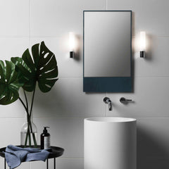 Bari Wall Light, Black, G9, IP44