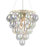 Bubbles Pendant, Iridescent Glass, G9, IP20