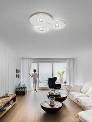 Bugia Ceiling, Triple, Glossy White, LED, Triac Dim, IP20