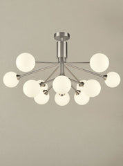 Cosmic Pendant or Ceiling Light, Nickel, G9, IP20