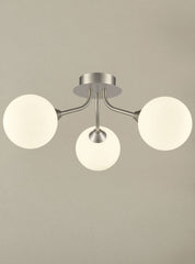 Cosmic Ceiling Light, Satin Nickel, G9, IP20