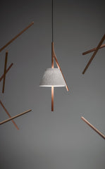 Cambo Pendant, White, IP20, Phase Cut Dim