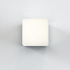 Cube, Wall Light, White Glass, G9, IP44