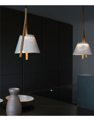 Cambo Pendant, White, IP20, Phase Cut Dim