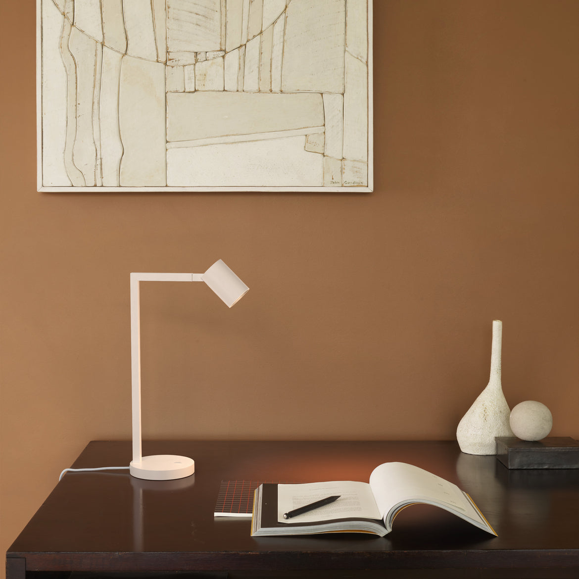 Ascoli Reading Desk Lamp, Adjustable, GU10, IP20