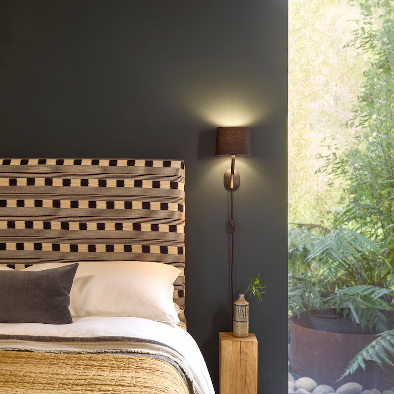 Arbor Reading Wall Light, Black, Plug In, E14, IP20