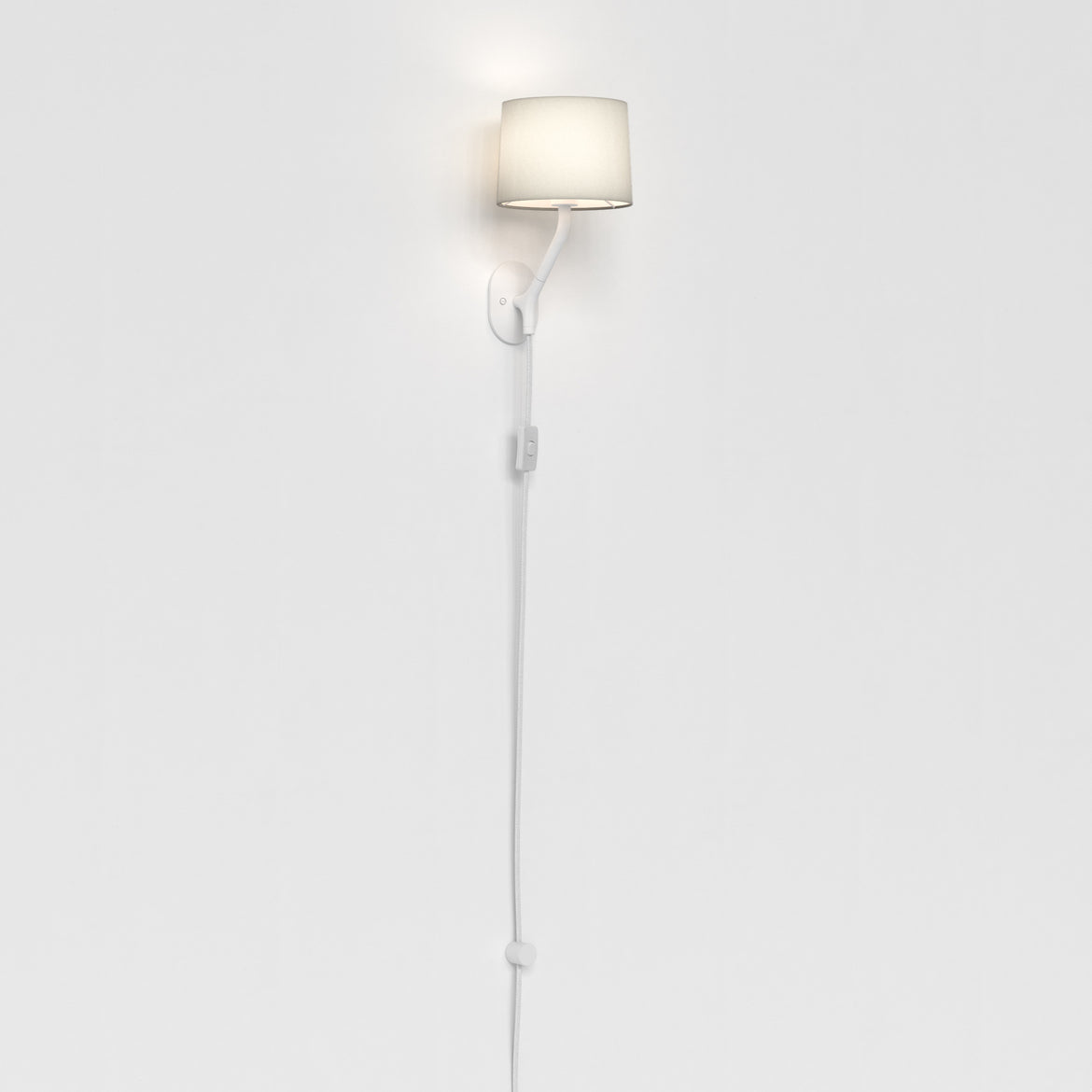 Arbor Reading Wall Light, White, Plug In, E14, IP20