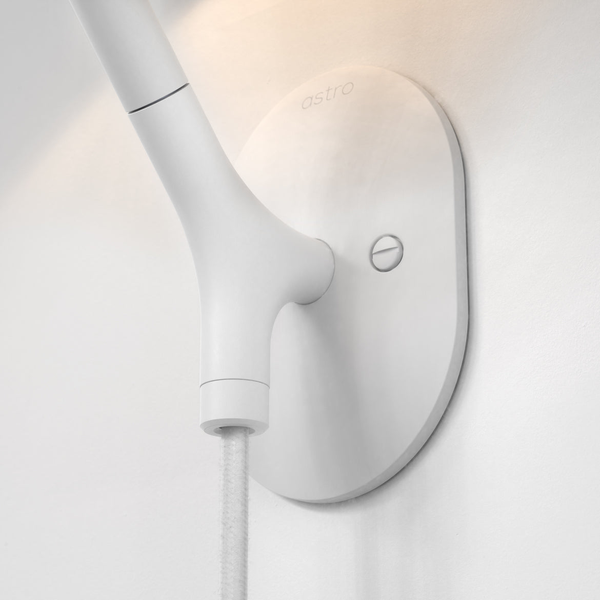 Arbor Reading Wall Light, White, Plug In, E14, IP20