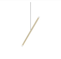 A-Tube Nano Duo Pendant, Gold, LED, Triac Dim, IP20
