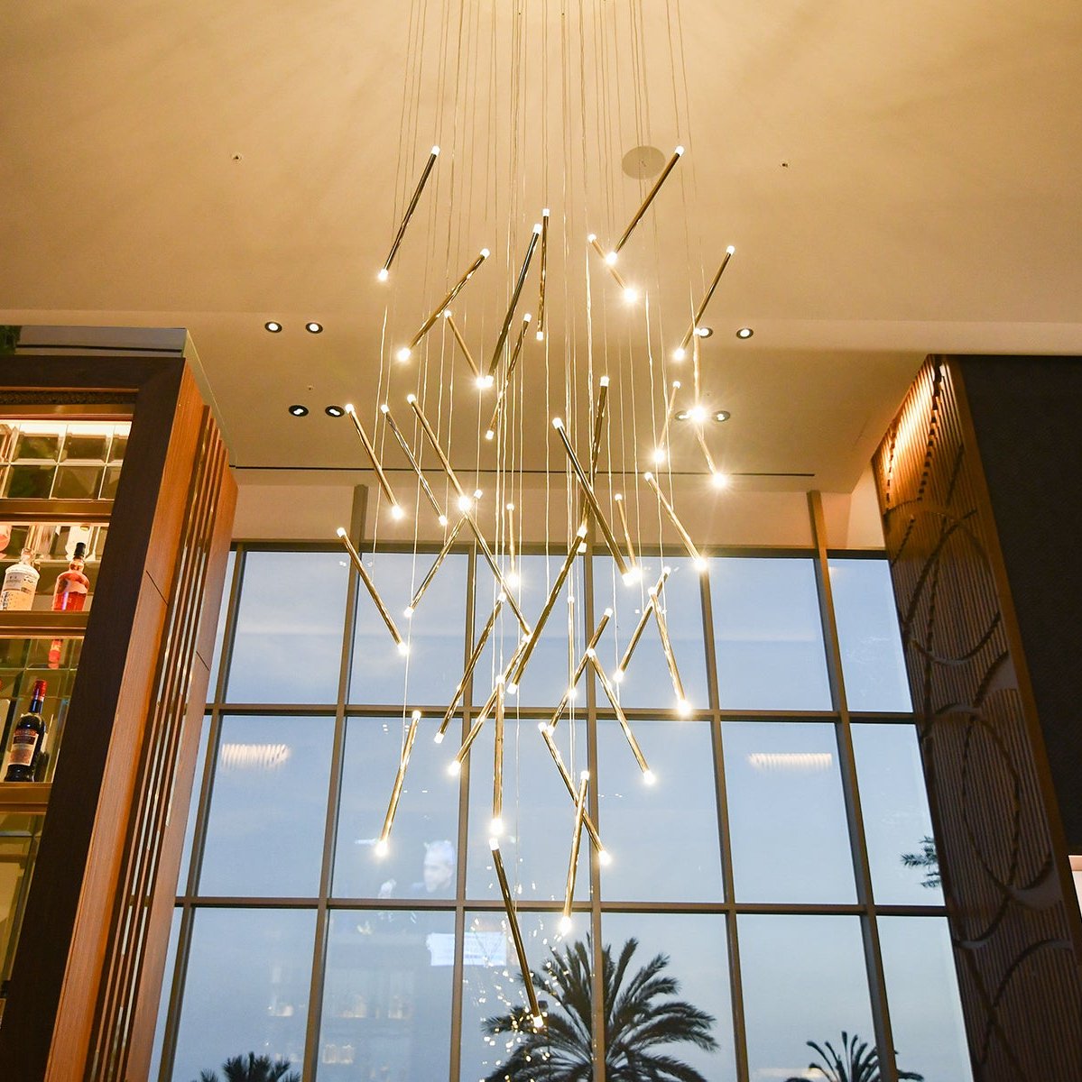 A-Tube Nano Duo Pendant, Champagne, LED, Triac Dim, IP20