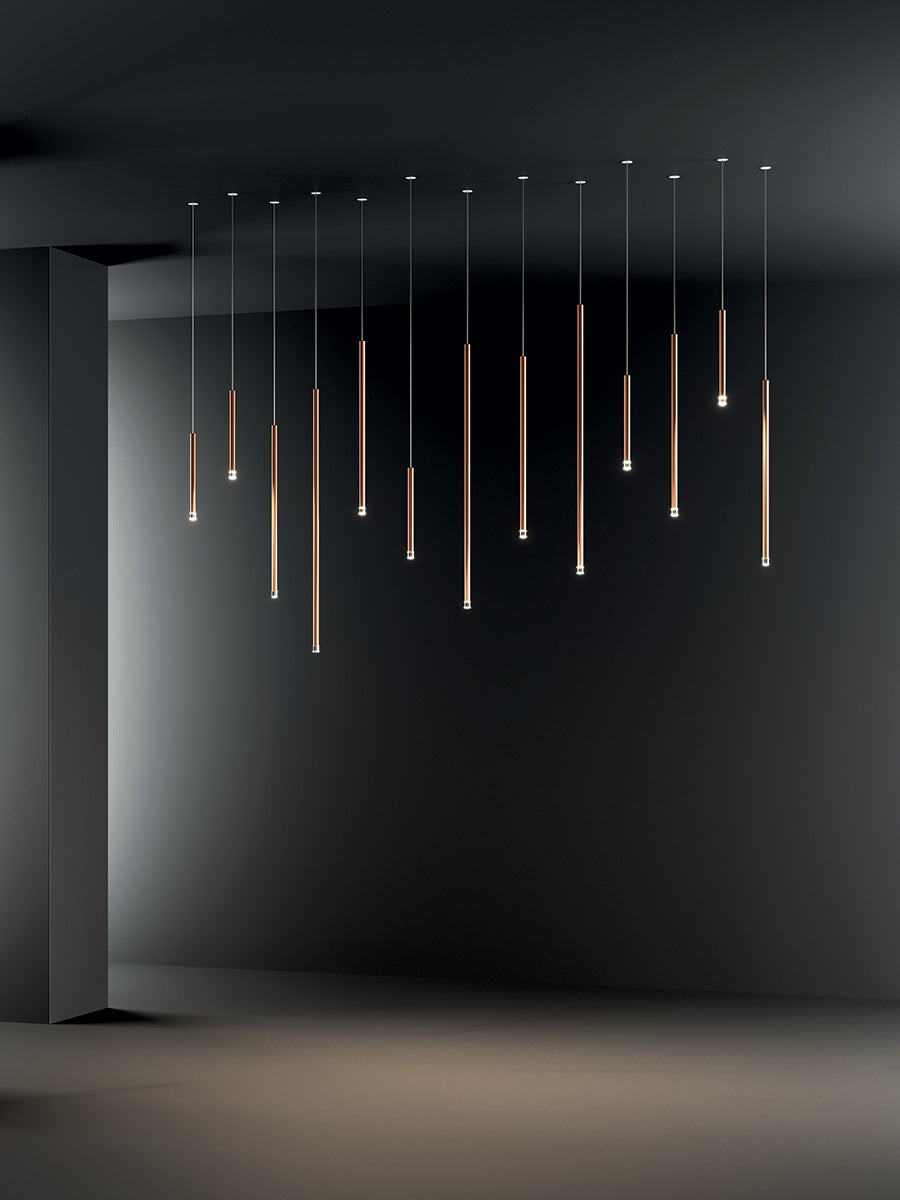 A-Tube Nano Pendant, Black, Large, LED, Triac Dim, IP20