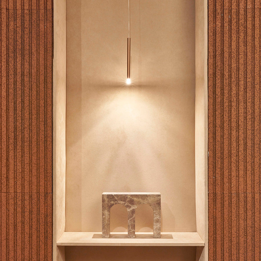 A-Tube Nano Pendant, Gold, XL, LED, Triac Dim, IP20