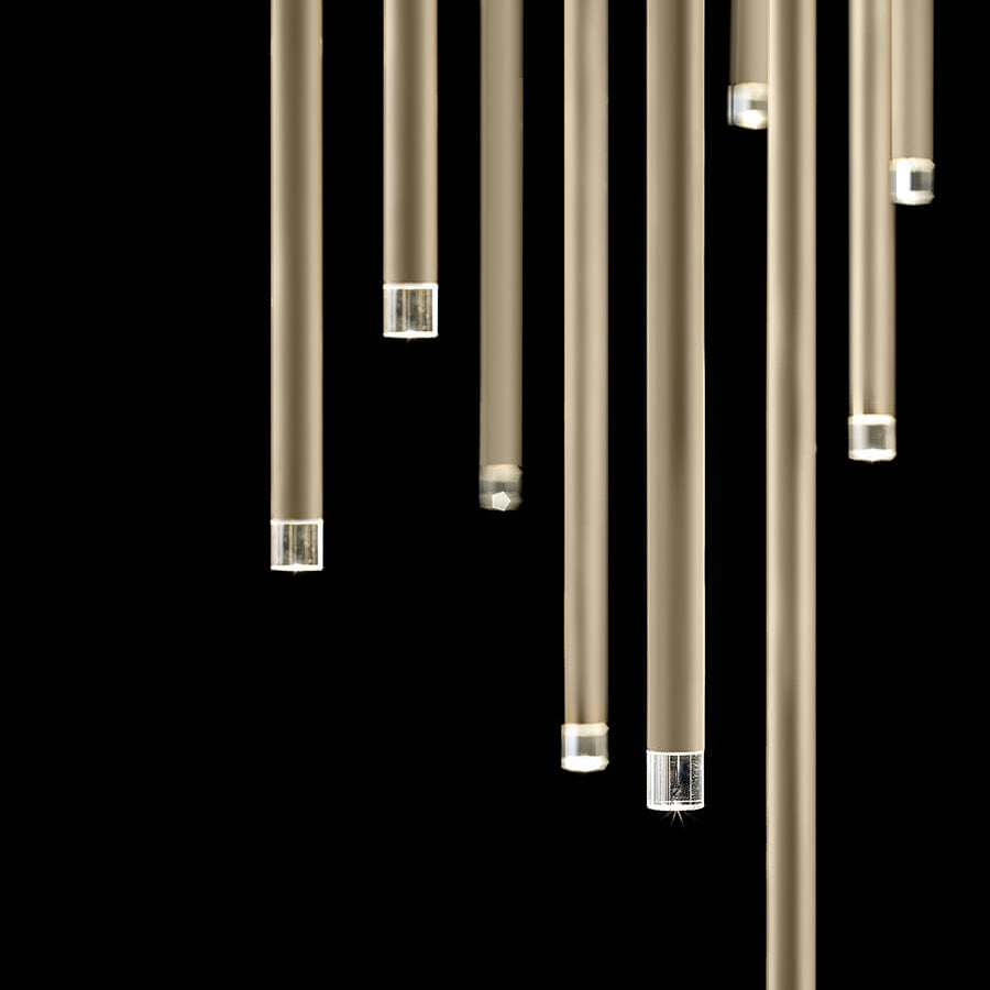 A-Tube Nano Pendant, Champagne, XL, LED, Triac Dim, IP20