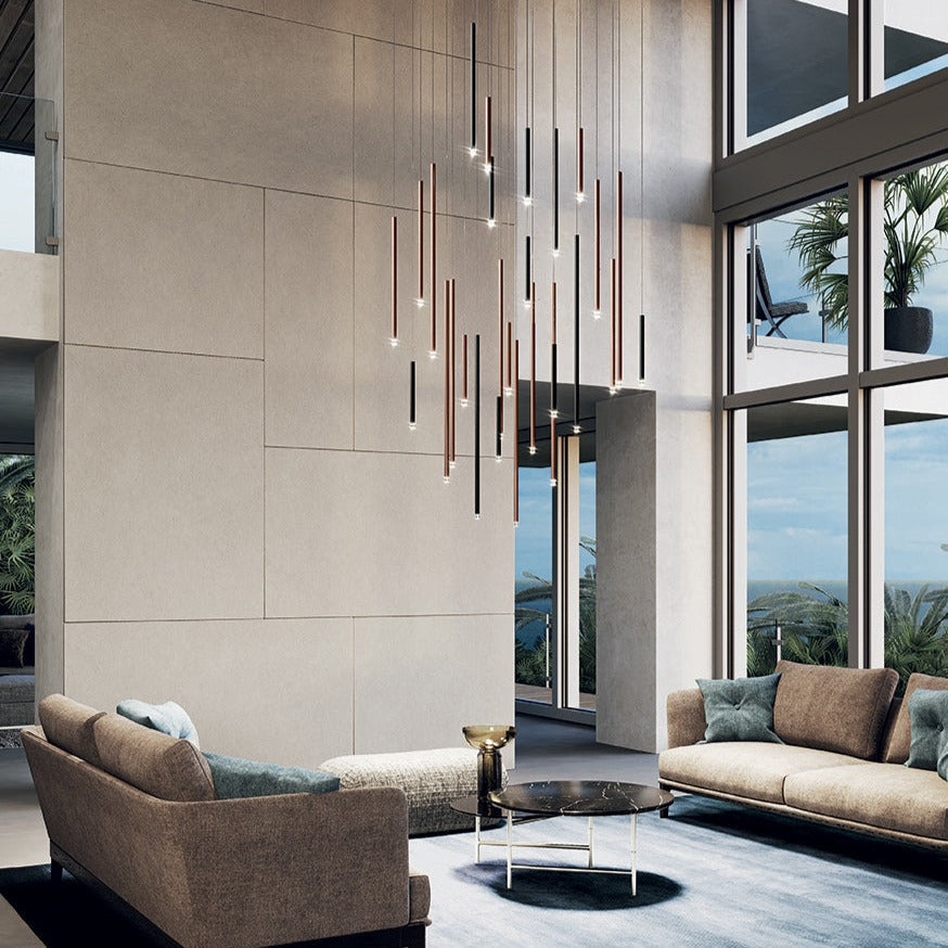 A-Tube Nano Pendant, Champagne, Medium, LED, Triac Dim, IP20