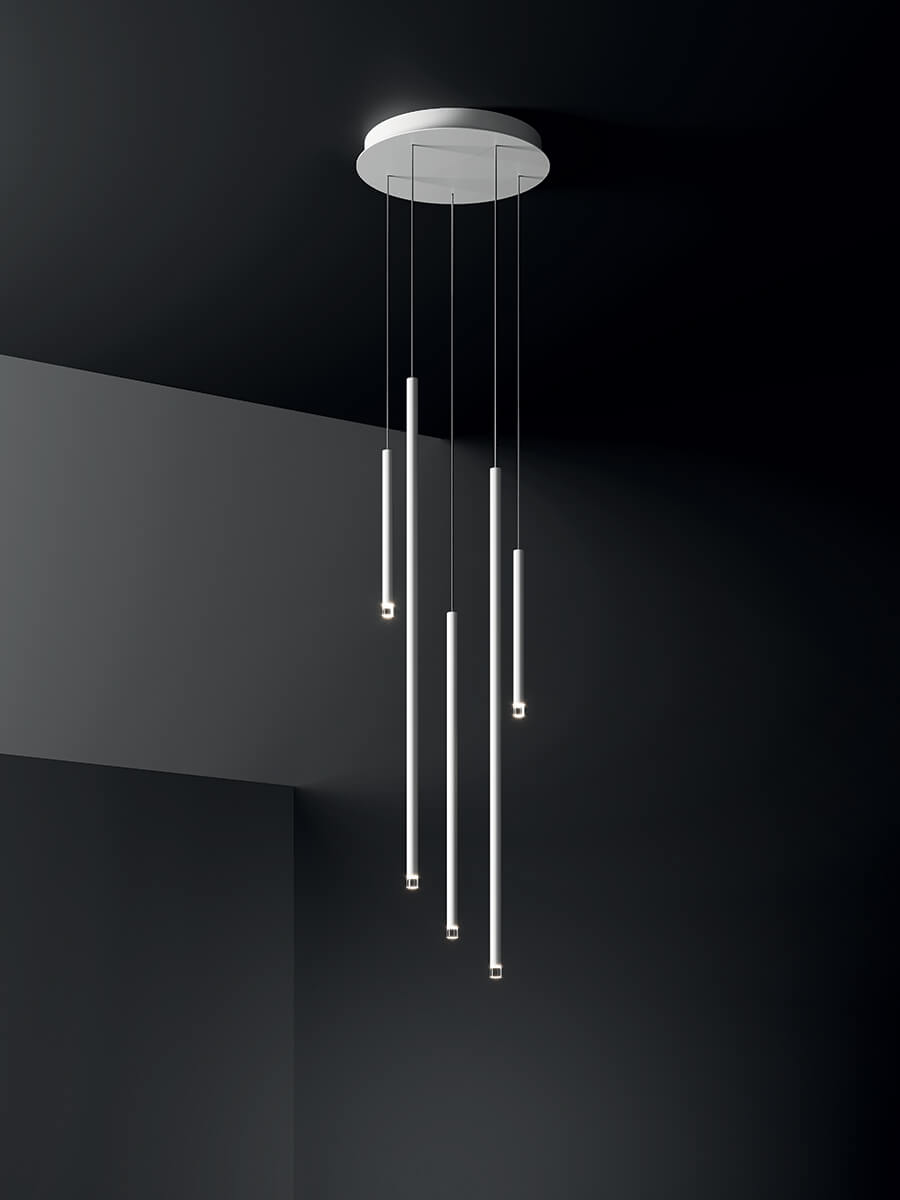 A-Tube Nano Pendant, Champagne, Medium, LED, Triac Dim, IP20