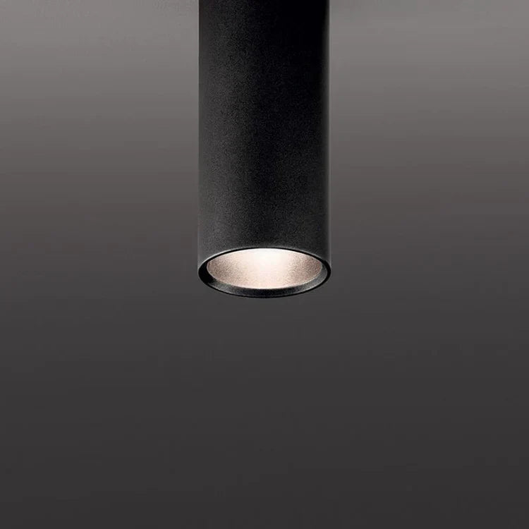 A-Tube Ceiling Spot, 14 cm L, Black, GU10, IP20