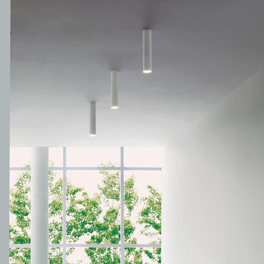 A-Tube Ceiling 60 cm L, Black, GU10, IP20