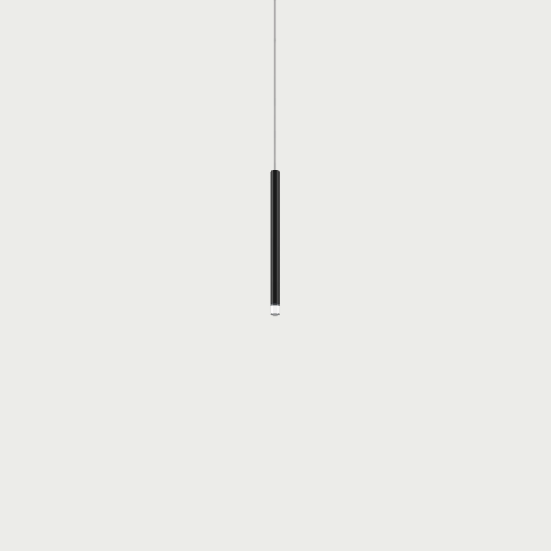 A-Tube Nano Pendant, Black, Small, LED, Triac Dim, IP20