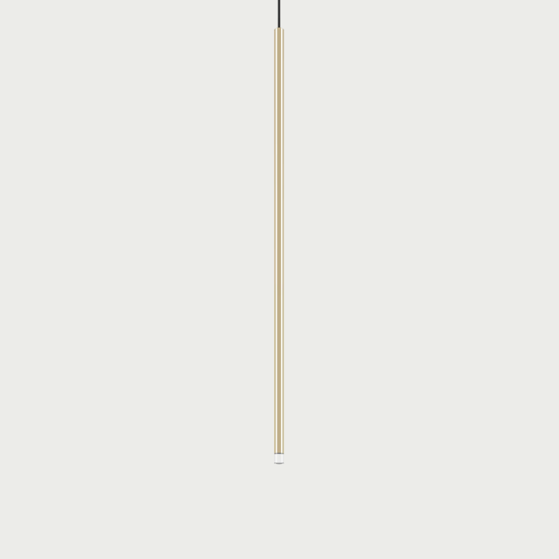 A-Tube Nano Pendant, Polished Gold, Large, LED, Triac Dim, IP20