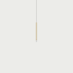 A-Tube Nano Pendant, Gold, Small, LED, Triac Dim, IP20