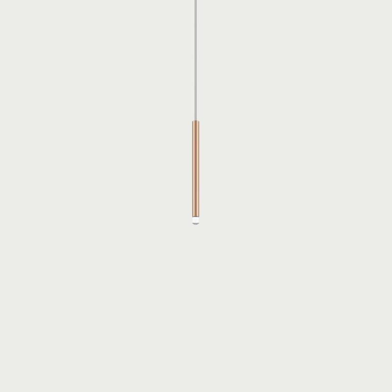 A-Tube Nano Pendant, Terra Bronze, Small, LED, Triac Dim, IP20