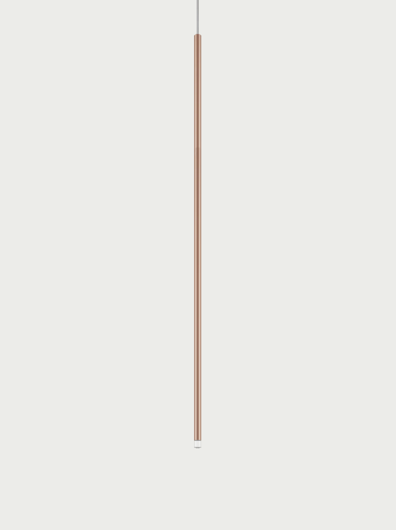 A-Tube Nano Pendant, Terra Bronze, XL, LED, Triac Dim, IP20