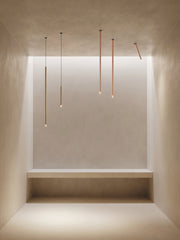 A-Tube Nano Pendant, Gold, Medium, LED, Triac Dim, IP20
