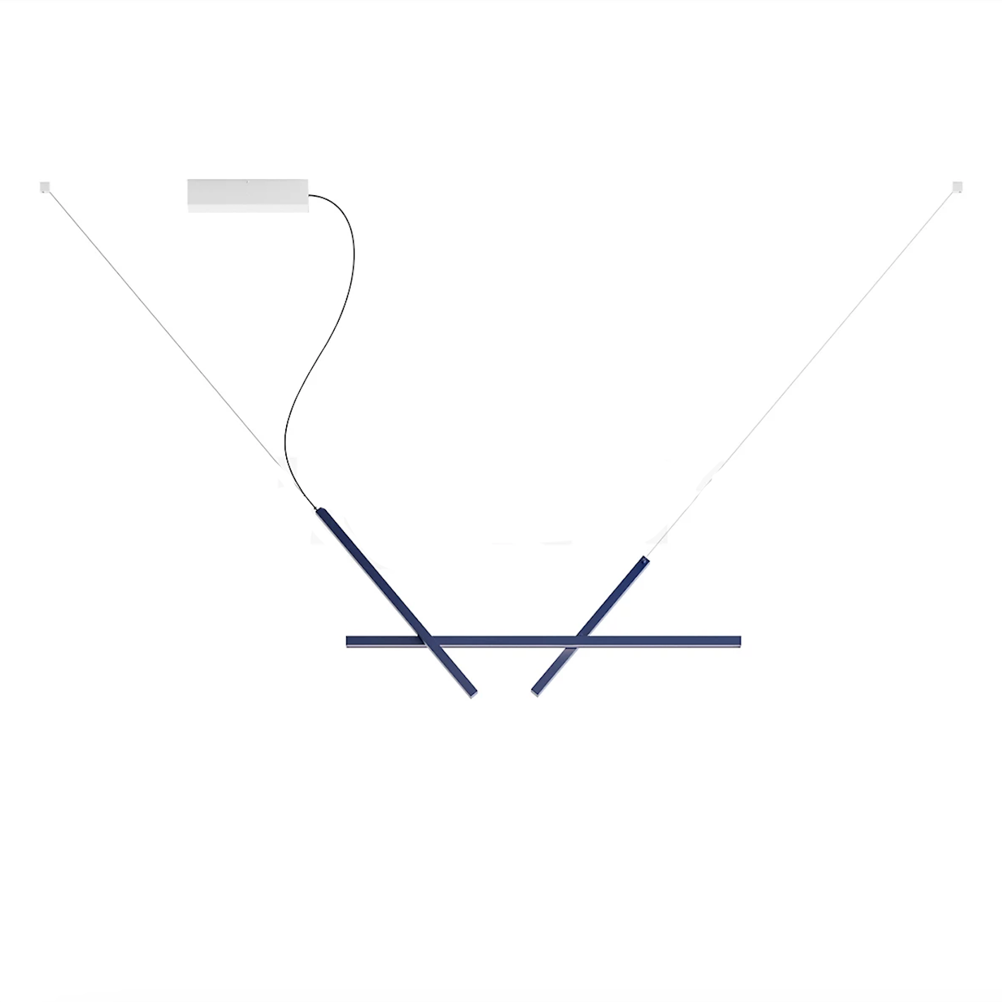 Across Adjustable Linear Pendant, Blue, LED, Phase Dim, IP20