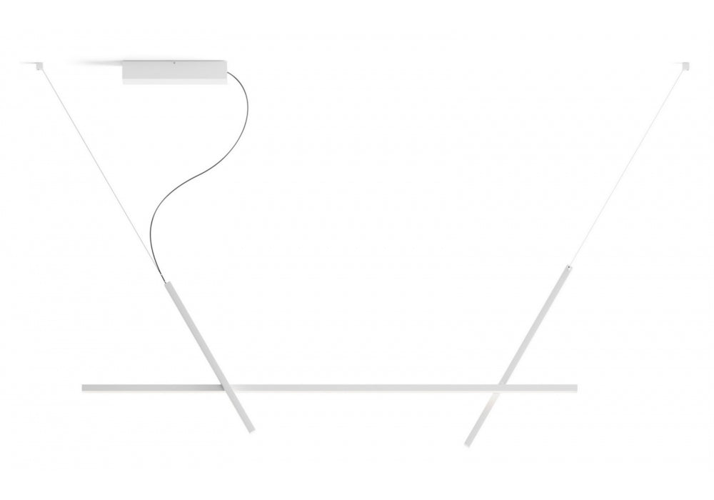 Across Adjustable Linear Pendant, White, LED, Phase Dim, IP20