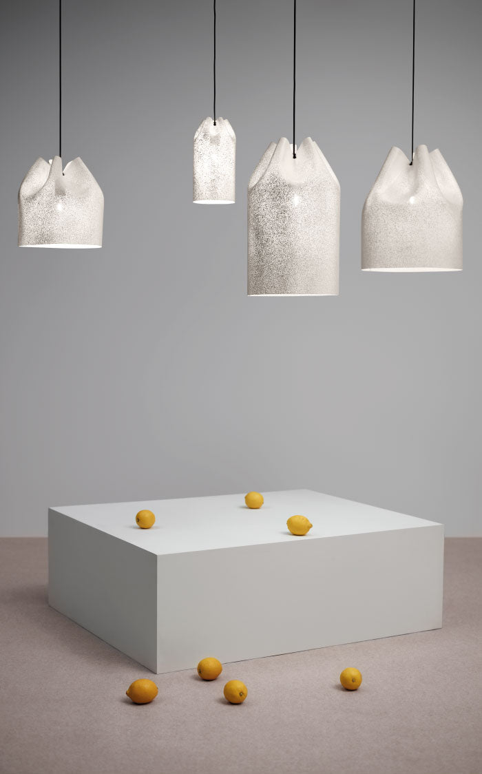 Agasallo Pendant, Tall, 30 cm ø, Steel Mesh, E27, Triac Dim, IP20