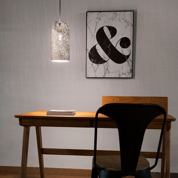 Agasallo Pendant, Tall, 30 cm ø, Steel Mesh, E27, Triac Dim, IP20