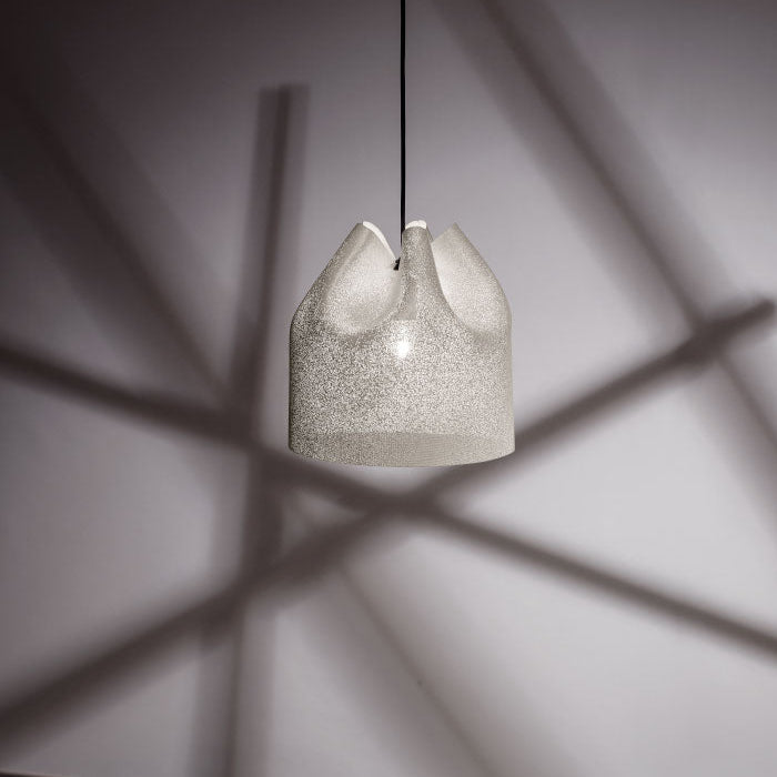 Agasallo Pendant, Wide, 32 cm ø, Steel Mesh, E27, Triac Dim, IP20
