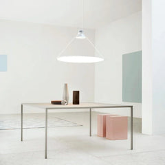 Amisol Pendant, White Stretch Reflector, 75 cm, LED, Push/DALI Dim, IP20