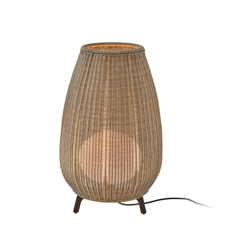 Amphora Floor 1, Medium, Brown, E27, Plugs In, IP66