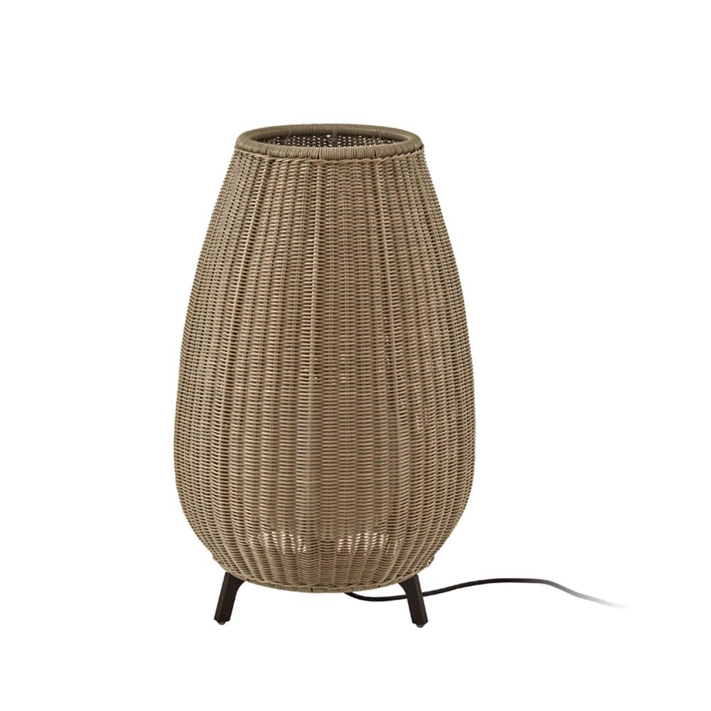 Amphora Floor 1, Medium, Brown, E27, Plugs In, IP66