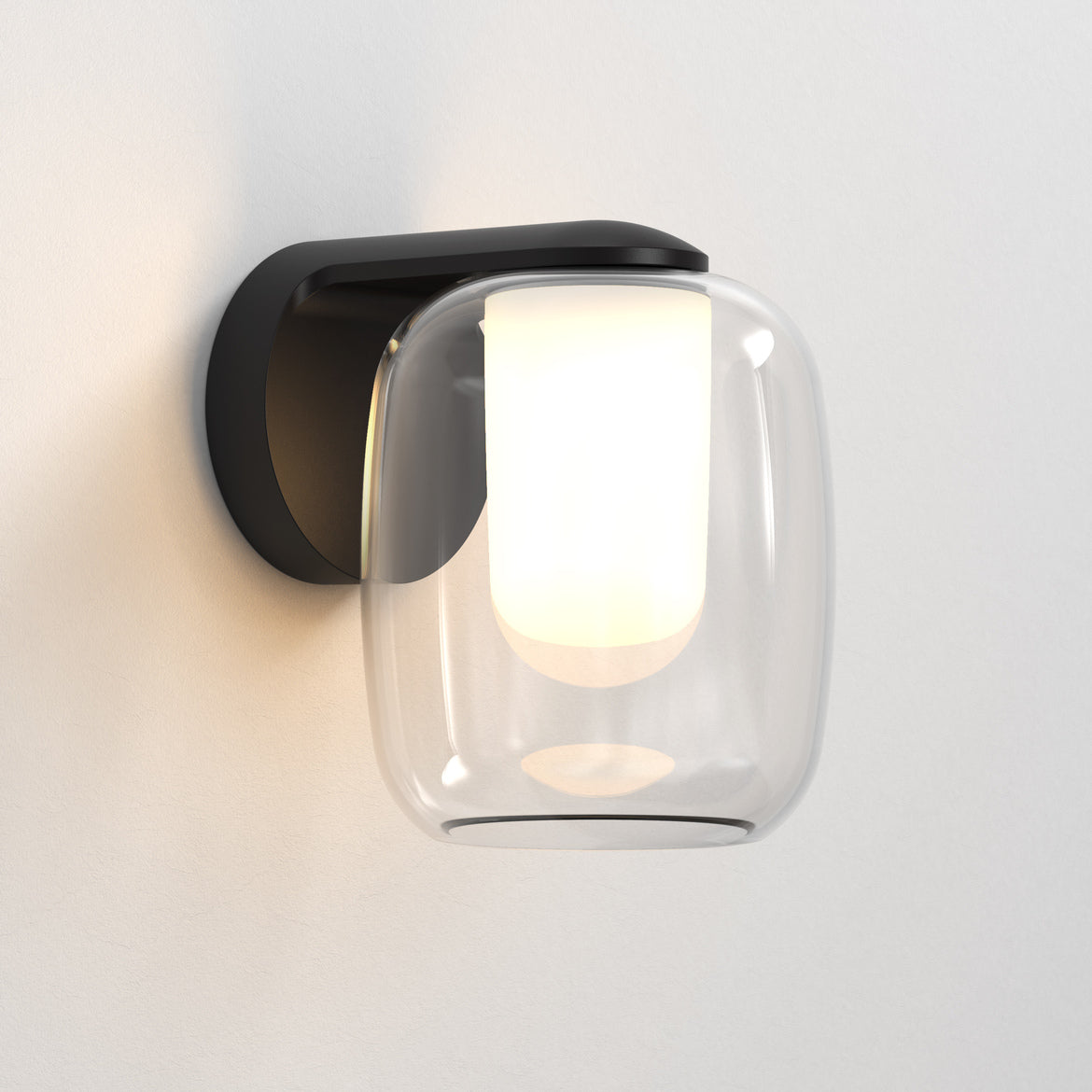 Aquina Wall Light, Black, G9, IP44