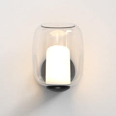 Aquina Wall Light, Black, G9, IP44