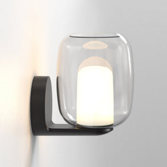 Aquina Wall Light, Black, G9, IP44