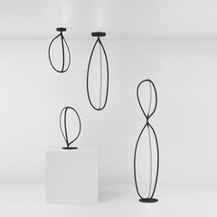 Arrival Floor Lamp, Black, LED, Floor Switch Dim or App, IP20