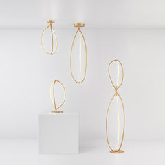 Arrival Table Lamp, Brass, LED, Touch Dim, IP20
