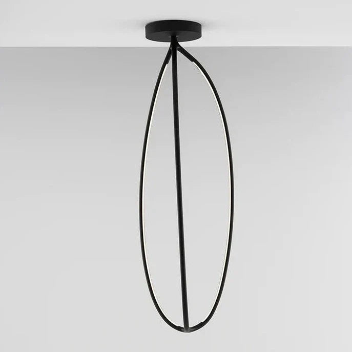 Arrival Pendant, Black, LED, Push or App Dim, IP20