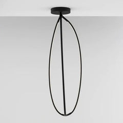 Arrival Pendant, Black, LED, Push or App Dim, IP20