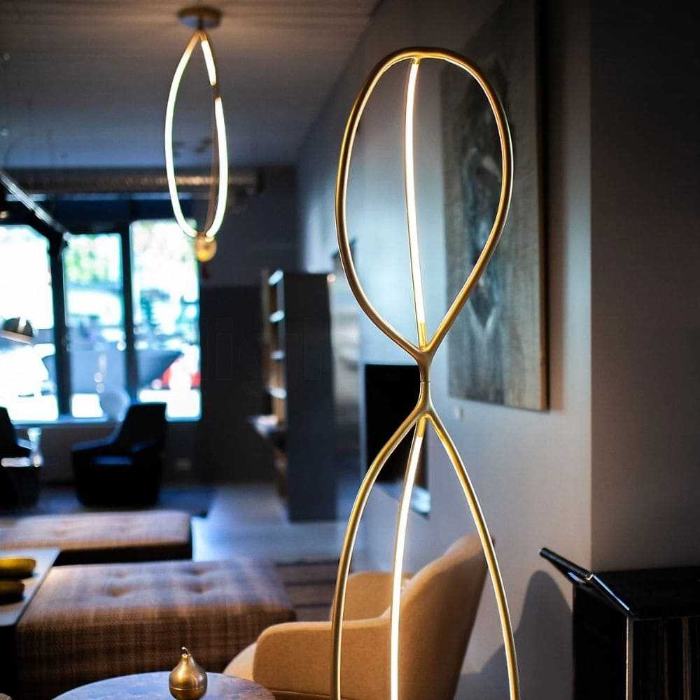 Arrival Floor Lamp, Black, LED, Floor Switch Dim or App, IP20
