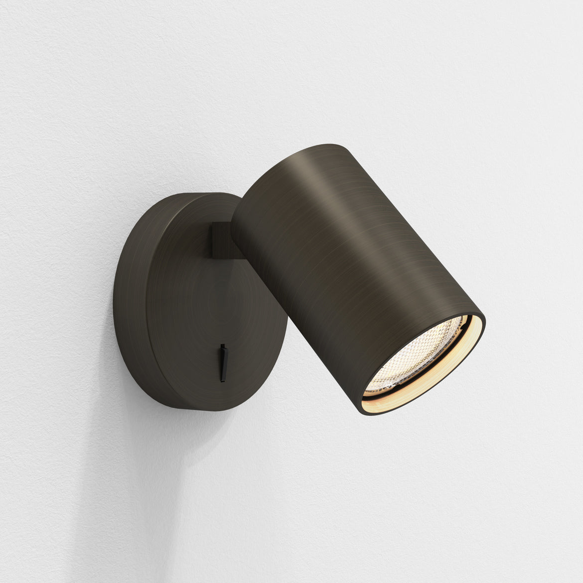 Ascoli Reading Wall Light, Thumbswitch, GU10, IP20