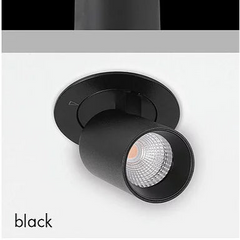 Ascot Extendable Spot Light, Adjustable 40, Black, 8W, LED, Dim, IP20