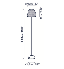 Atticus Floor Wireless, Beige, LED, 3W, Touch Dim, IP54